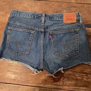 Levi's Blue Jean Shorts